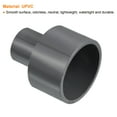 thumbnail image 4 of Uxcell Polyvinyl Chloride Reducer Pipe Fitting 1.57 inch x 0.79 inch 4 Pack Straight Coupling Adapter Connector Gray, 4 of 5