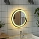 thumbnail image 3 of Espejo de baño LED VidaXL montado en la pared con luces redondas, 3 of 9