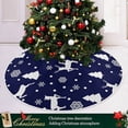 thumbnail image 6 of FMSHPON ElkChristmas Tree Xmas Christmas Tree Skirt Stand Mat for Holiday Party Decoration Indoor Outdoor 48 inches, 6 of 6