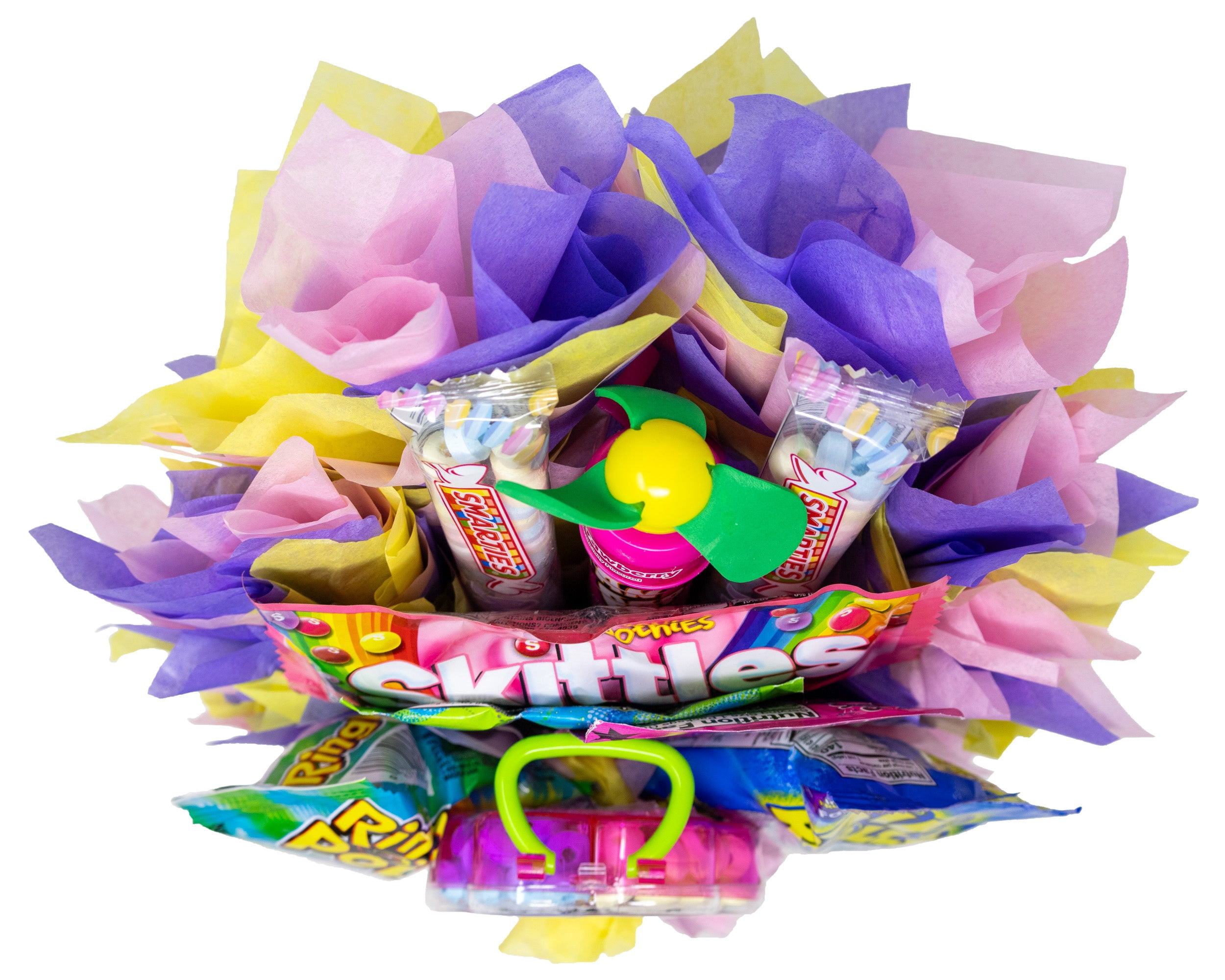 Super Cute Candy Bouquet for Girls Creatively Crafted with Name