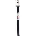 thumbnail image 1 of 1" Single-Ply Nylon 6' Training Dog Leash-Black, 1 of 1