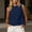 Blue, variant on Gamivast Sleeveless Blouses for Women Crewneck Elegant Casual Tank Tops Dressy Work Office Shirts Loose Fit Lightweight Flowy Summer Fall Tunic Clothes for Everyday Black L