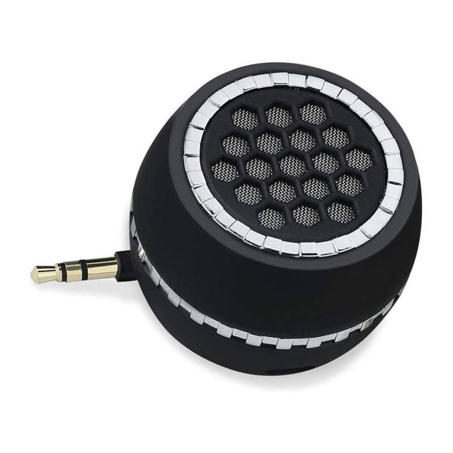 Mini altavoz portátil, altavoz de entrada de línea de altavoz de teléfono móvil de 3 W con interfaz de audio AUX de 3,5 mm de graves claros, Plug and Play