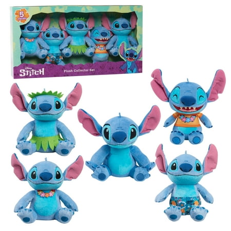 Disney Stitch Plush Collector Set, Officially Licensed Kids Toys for ...