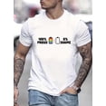 thumbnail image 1 of Camiseta gráfica para hombre con estampado "100 % orgullo, 0 % vergüenza", informal y cómoda para el verano, ideal para adultos, hombres, mujeres, adolescentes, jóvenes y para el tiempo libre., 1 of 6