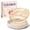 Oat milk, variant on lalalark 3-in-1 Baby Suction Plate for for Toddlers 6-36 Months,Safe Grip Dishes for Toddlers Self Feeding Training