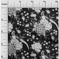 thumbnail image 2 of oneOone Polyester Spandex Dark Gray Fabric Asian Chinese Craft Projects Decor Fabric Printed By The Yard 56 Inch Wide, 2 of 4