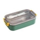 thumbnail image 2 of Bolsa de plástico para el almuerzo de 700 ml, recipiente de acero inoxidable para el almuerzo de 480 ml para niños y adultos, impermeable, mantiene la comida húmeda, bolsa portátil para el, 2 of 8