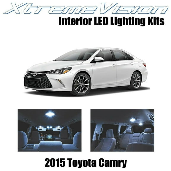 XtremeVision LED for Toyota Camry 2015  8 Pieces Cool White Premium Interior L