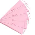 thumbnail image 2 of Arroyner 4 Reusable Silicone Pastry Bag Icing Piping Cream Pastry Bag for Cake Frosting Decoration, Pink, 2 of 11