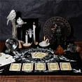 thumbnail image 5 of Altar Cloth Black Moon Goddess Tarot Cloth with Velvet Fabric Bag Divination Witch Wiccan Witchcraft Supplies Tools for Tarot Cards Tablecloth Astrology Tapestry DIY, 5 of 8