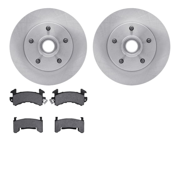 Dynamic Friction Company Front Brake Rotors with 5000 Advanced Brake Pads 6502-47130