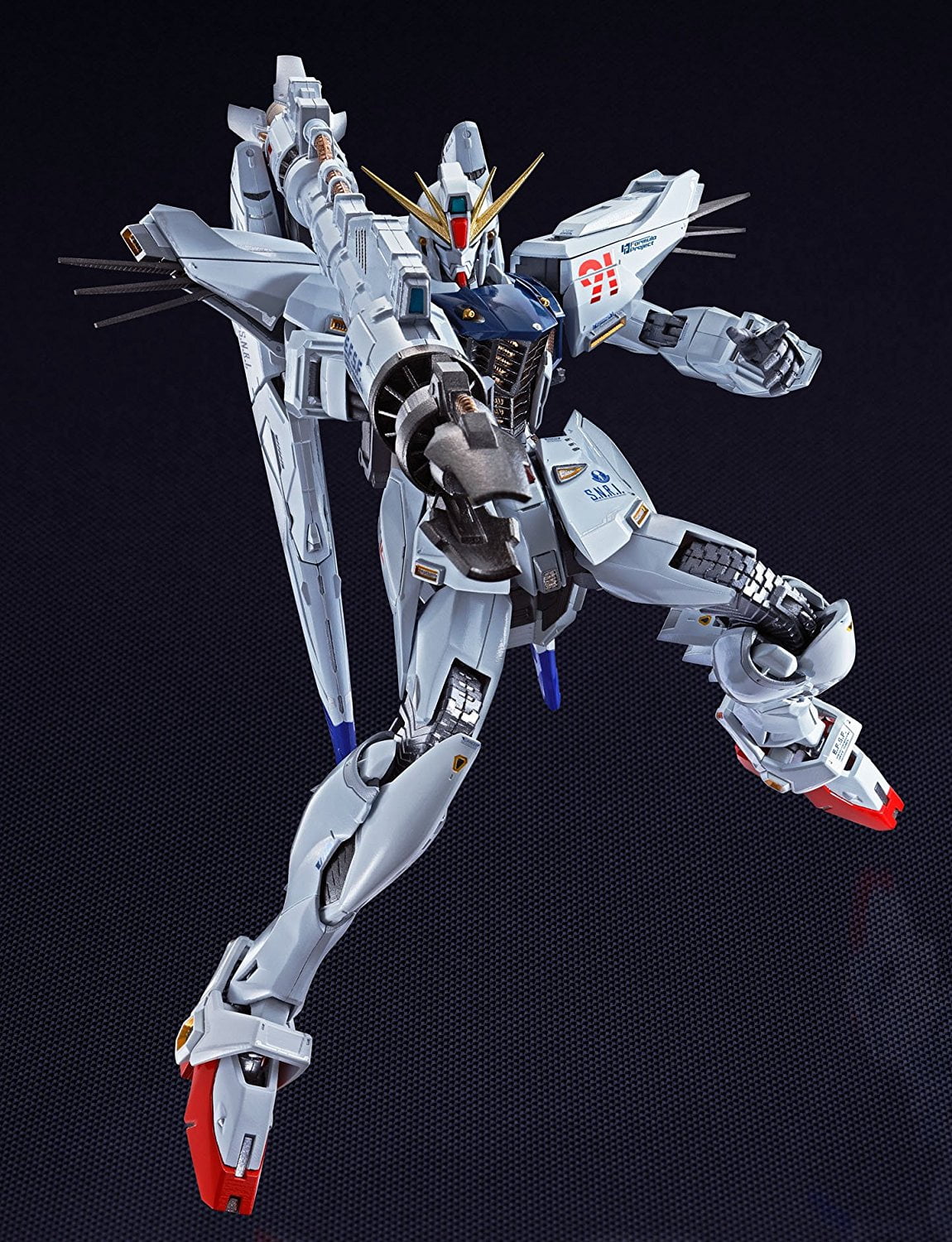 新品 BANDAI LBUILD GUNDAM F91 メタルビルド Amazon.com: Bandai METAL BUILD Gundam F91 MARISON MADIN Dedicated