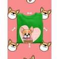 thumbnail image 3 of Cute Corgi Pup In A Basket Sweatshirt Women -Image by Shutterstock, Female 4X-Large, 3 of 4