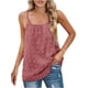 thumbnail image 2 of Camisetas sin mangas de verano para mujer, Blusa de gasa, camisetas de puntos suizos a la moda, camisola Sexy con tirantes finos, Top tipo túnica informal elegante, 2 of 5