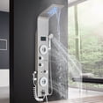 thumbnail image 4 of Zamery, LED Display, Wall Mount Showerhead & Handheld Shower, Brushed Nickel, 4 of 10