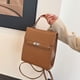 thumbnail image 2 of Daypack Bolso Mochila Monedero Mujer Con Correa Ajustable Cuero PU, 2 of 9
