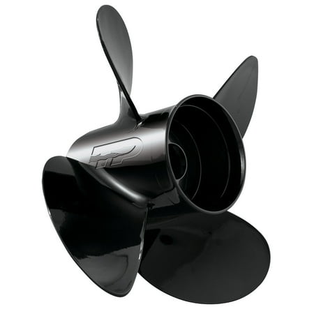 Aluminum Boat Rails - Turning Point Propellers 21501530 Hustler Boat Propeller 15 x 15, 4 Blade Aluminum Right-Hand Rotation (Standard)
