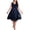 Navy, variant on Vedolay Womens Dresses Casual Women Summer Formal T Shirt Dresses Beach Cover up Plain Pleated Tank Dress,Navy XXL