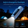thumbnail image 7 of 3-in-1 Portable Handheld Fan With Ice Cooling Plate | 5-Speed Rechargeable Mini Fan With LED Display, Clip & Hidden Stand For Camping, Travel, Office Desk, 7 of 7