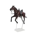 thumbnail image 4 of Colección de figuras de caballos, simulación creativa con soporte, animal de granja, poni, acción Marrón, 4 of 6