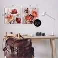 thumbnail image 4 of Stupell Industries Red Modern Flowers Botanical & Floral Painting Gallery Wrapped Canvas Art Print Wall Art, 17 x 17, Set of 2, 4 of 8