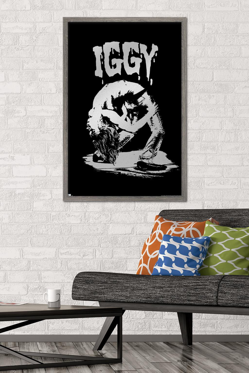 Iggy Pop - Pose Wall Poster, 22.375" x 34", Framed