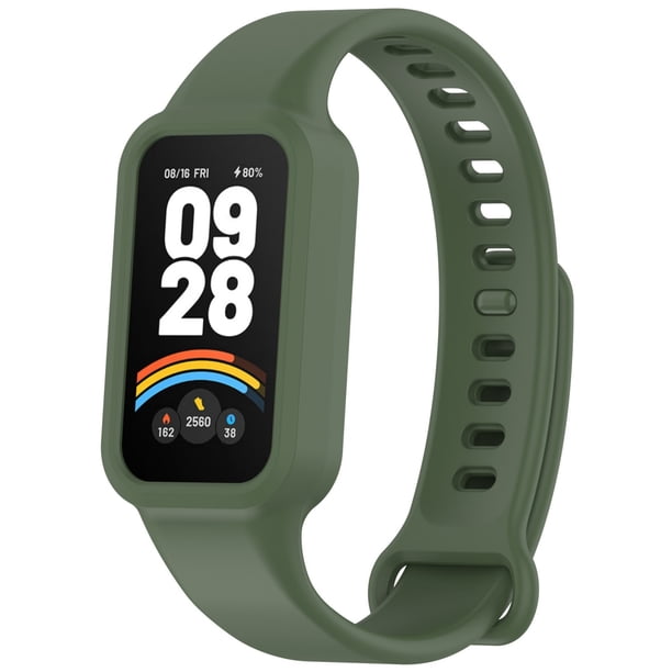 Pulsera deportiva inteligente con correa de silicona integrada Diseño sin costuras para llevar todo el día