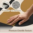 thumbnail image 6 of ODIKA 2'x3' Washable Throw Rug Non-Slip, Low Profile, Flatwoven, Easy Care Black Gold Geometric Balance Artistic Design Elegant Abstract Shapes with Refined for Hallway, Study Room, 6 of 7