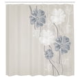 thumbnail image 2 of Ambesonne Art Shower Curtain, Fantasy Bridal Garden Spring, 69"Wx84"L, Coconut, 2 of 4