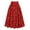 A-Red546, variant on Women Skirts Casual Ladies Retro Polka Dots Print Pleated Midi Skirts Party Carnival Princess Ruffle Pleated Swing Skirts