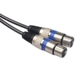thumbnail image 2 of Cable Conexión Señal Audio Doble XLR A RCA Dual Cobre 1.5 M Y 4.9 Pies, 2 of 7