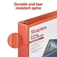 thumbnail image 4 of Staples Standard 1 1/2" 3-Ring View Binder Orange (26442-CC) 82648, 4 of 6