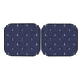 thumbnail image 7 of Naloa Anchor Heart Blue 2 Piece Foldable Car Sun Shades, Car Windshield Sunshade, Front Window Sunshade for Car, Truck, SUV - Medium, 7 of 7