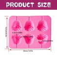 thumbnail image 3 of Liulin 2Pcs 3D Rose Mold, Rose Flower Lollipop Mold Reusable Mold Multi Functional Mold, Rose Silicone Mold for Valentine's Day Chocolate Cake Candy Making, 3 of 8