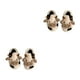 thumbnail image 4 of Sonducket Inicio Mujeres Adorable Zapatilla Lavable Felpa Invierno Otoño Diapositivas Señoras PVC Sandalias antideslizantes Regalo de 40-41 2Conjunto, 4 of 6