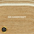 thumbnail image 3 of DN HANDICRAFT Handmade Natural Jute Oval Area Rug Reversible Braided Bedroom Rug Floor Carpet, Size - (4x6 Sq Feet), (48x72 Inches), (120x180 CM), 3 of 5