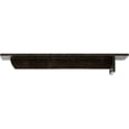 thumbnail image 4 of Ekena Millwork 3"W x 14"D x 2"H Heaton Hidden Support Steel Bracket w/ 10" Support Depth, Antiqued Warm Silver, 4 of 11
