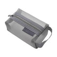 thumbnail image 1 of Sac à Main en Nylon Carré Maille Porte-Monnaie Transparent Rangement Dépositaire Confortable Fermeture Éclair Durable Papeterie Commodité Gris, 1 of 9
