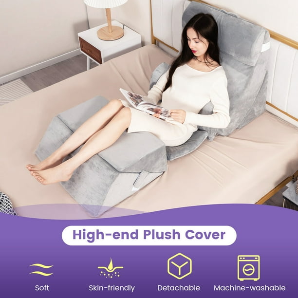 Bed wedge leg support discount