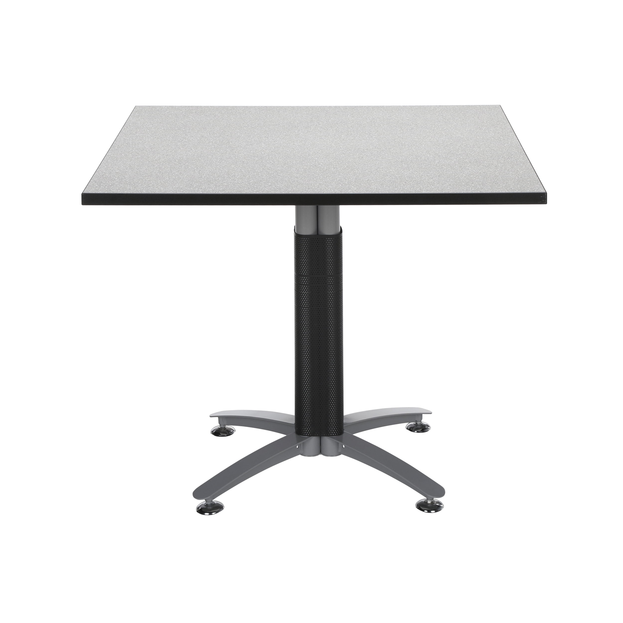 OFM 36" Multi-Purpose Square Table with Metal Mesh Base, in Gray Nebula (KMT36SQ-GRYNB)