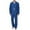 A-Blue771, variant on XIAONU Women's Color Block Raglan Sleeve Sleep Top Loose Fit Three Quarter Sleeve Crew Neck Loungewear Soft Casual Sleep Pajama Tops