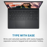 Dell Inspiron 15 Laptop 3530 15.6-inch FHD Intel Core i3-1305U 8GB RAM 512GB NVMe SSD Carbon Black