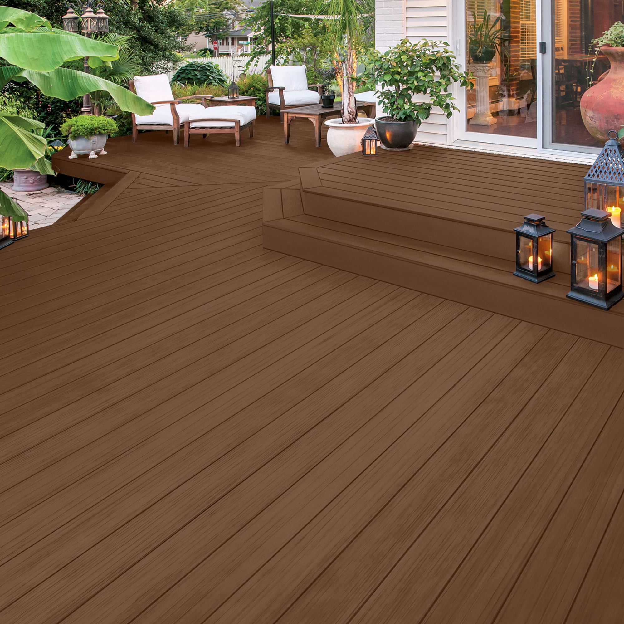 Olympic Elite 1 Gallon SC-1089 Woodchuck Solid Advanced Exterior Stain and Sealer in One