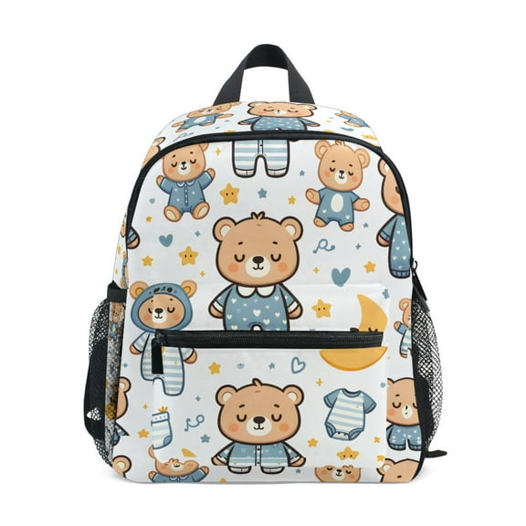 ALAZA Cute Bear and Star School Backpack Small Bookbag Mini Bags