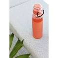 thumbnail image 6 of Soma 17oz (500ml) Glass Sport Water Bottle with Silicone Sleeve and 1-Hand Flip Top Lid - Coral, 6 of 7