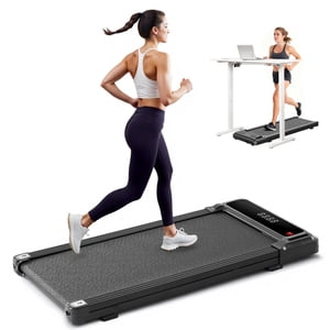 Walking Pad Treadmill – Compact & Portable Walking Pad Quiet Operation Adjustable Speed Settings Black