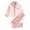 Watermelon Red, variant on Hjtefg Girls' Luxe Pajama Set - Smooth 2-Piece Nightwear, Button-Down Sleep Shirt & Pants Set, Breathable Nighttime Outfit,Color: Pink Size: 11-12 Years