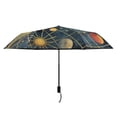 thumbnail image 2 of Stars Planet Sun Compact Sun Umbrella Windproof Travel Umbrellas for Rain Strong Portable UV Protection, 2 of 8