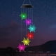 thumbnail image 5 of Luz de carillón de viento solar a prueba de agua Luz de decoración LED Lámpara colgante Iluminación Lámpara de campana de viento hermosa con energía de nieve Soledad Luz de chime de viento, 5 of 9